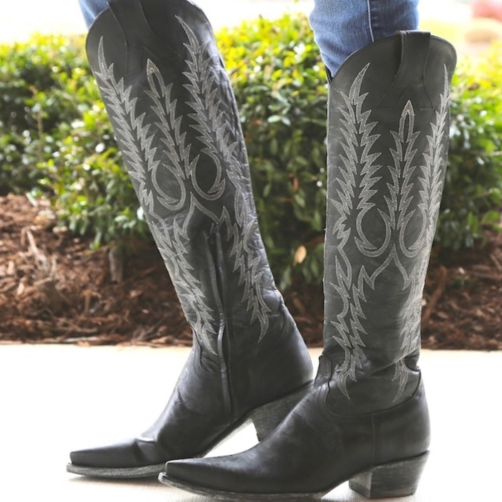 Old Gringo Myra Western Boots Black Size 9
